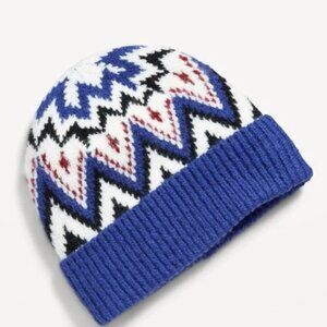 BUNDLE: Old Navy Unisex Fair Isle Beanie & Scarf Bundle